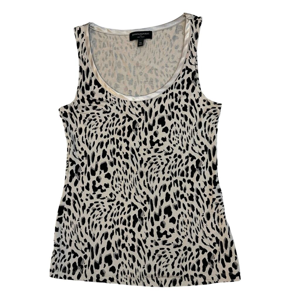 EUC Banana Republic Blue Luxe Touch Sleeveless Tank Top - Size XS